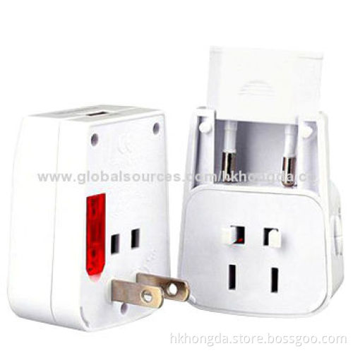 Universal travel adapter with nice appearance, easy to use, mobile phone chargers